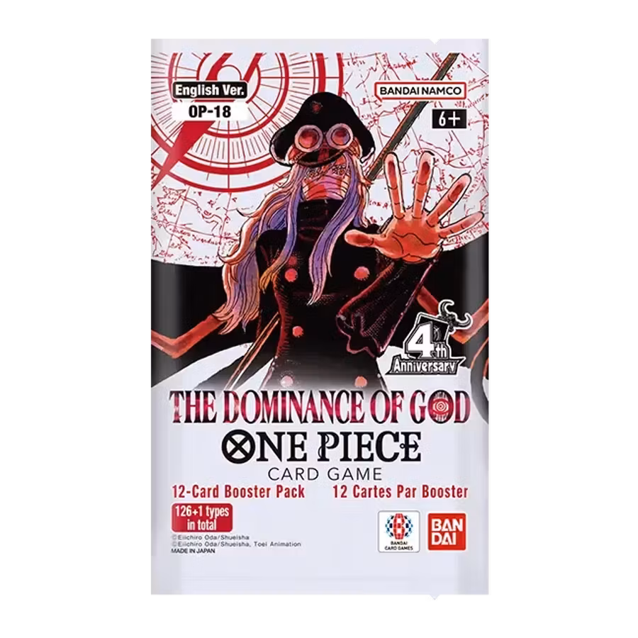 One Piece Card Game OP-18 The Dominance of God – Booster Pack