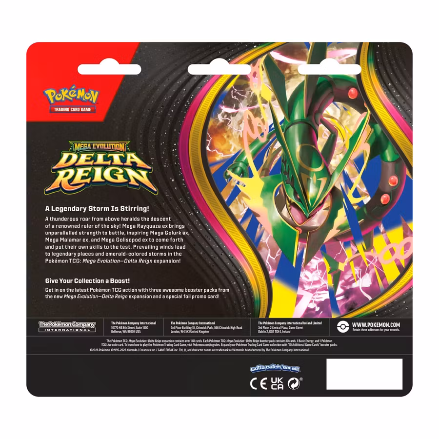 Pokémon TCG: Mega Evolution Delta Reign Seel 3-Pack Blister