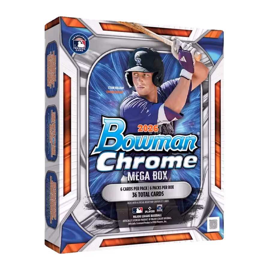 2026 Bowman Chrome Baseball Mega Box