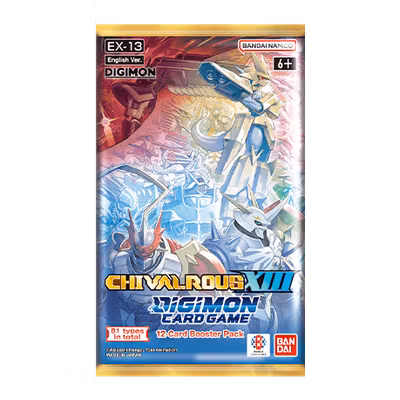 Digimon Card Game: Chivalrous XIII (EX13) Extra Booster Pack