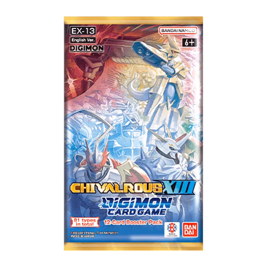 Digimon Card Game: Chivalrous XIII (EX13) Extra Booster Pack
