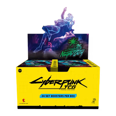 Cyberpunk TCG Welcome to Night City – Booster Display
