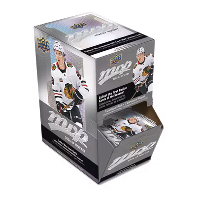 2026-27 Upper Deck MVP Hockey Retail Gravity Feed Box – Booster Display