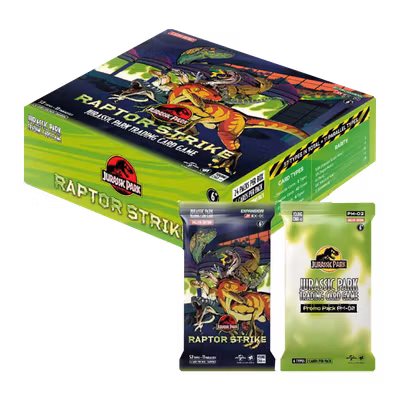 Jurassic Park Trading Card Game: Raptor Strike (EX-01) – Booster Display