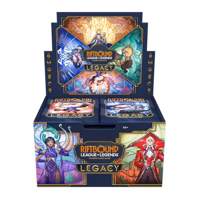 Riftbound: League of Legends TCG Legacy Booster Display
