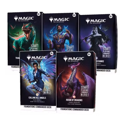 Magic: The Gathering Foundations – Commander Deck Bundle (5 lekar)