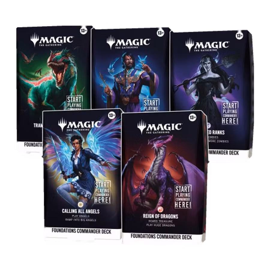 Magic: The Gathering Foundations – Commander Deck Bundle (5 lekar)