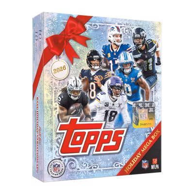 2026 Topps Holiday Football Mega Box