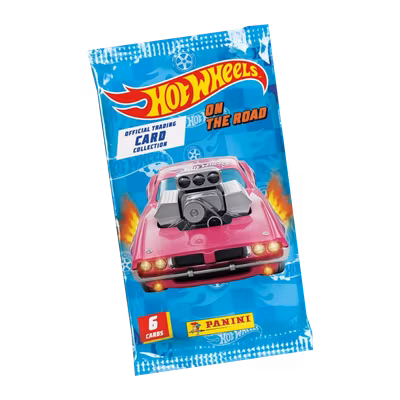 Panini Hot Wheels On the Road Trading Cards – Booster Pack