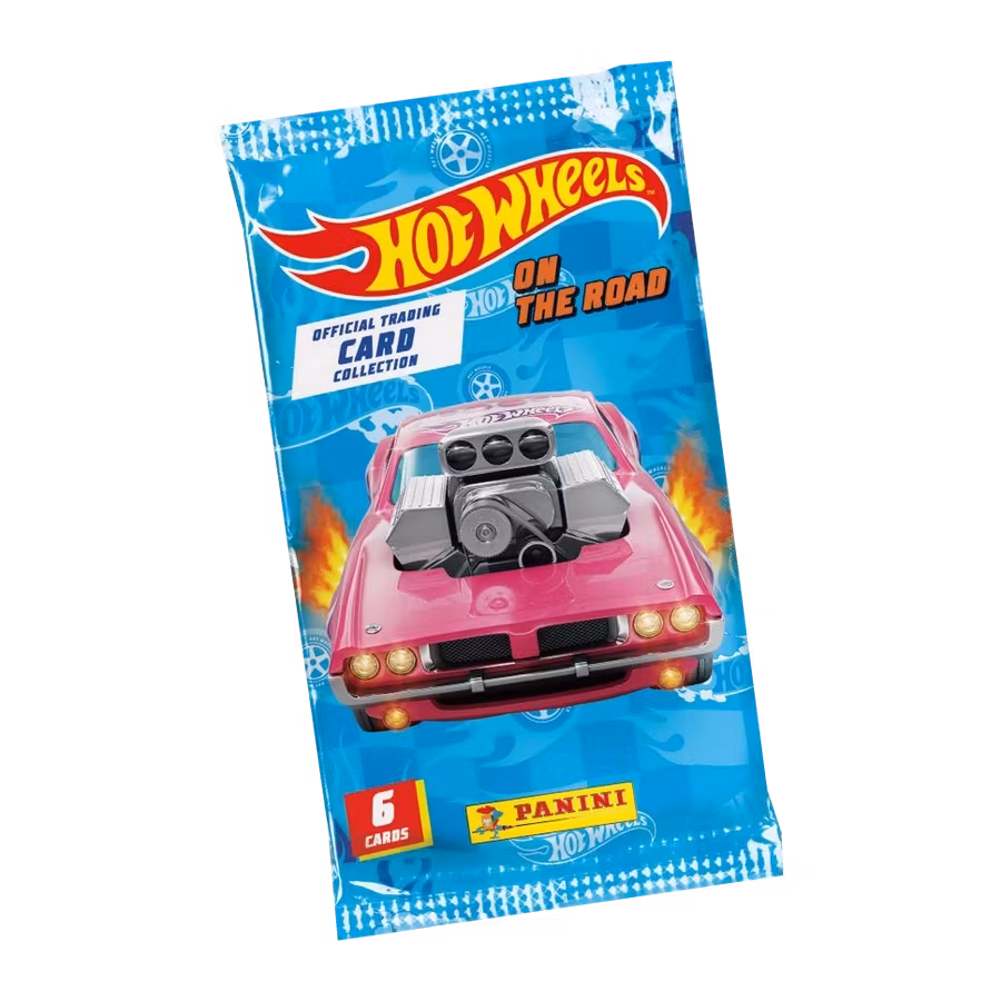 Panini Hot Wheels On the Road Trading Cards – Booster Pack