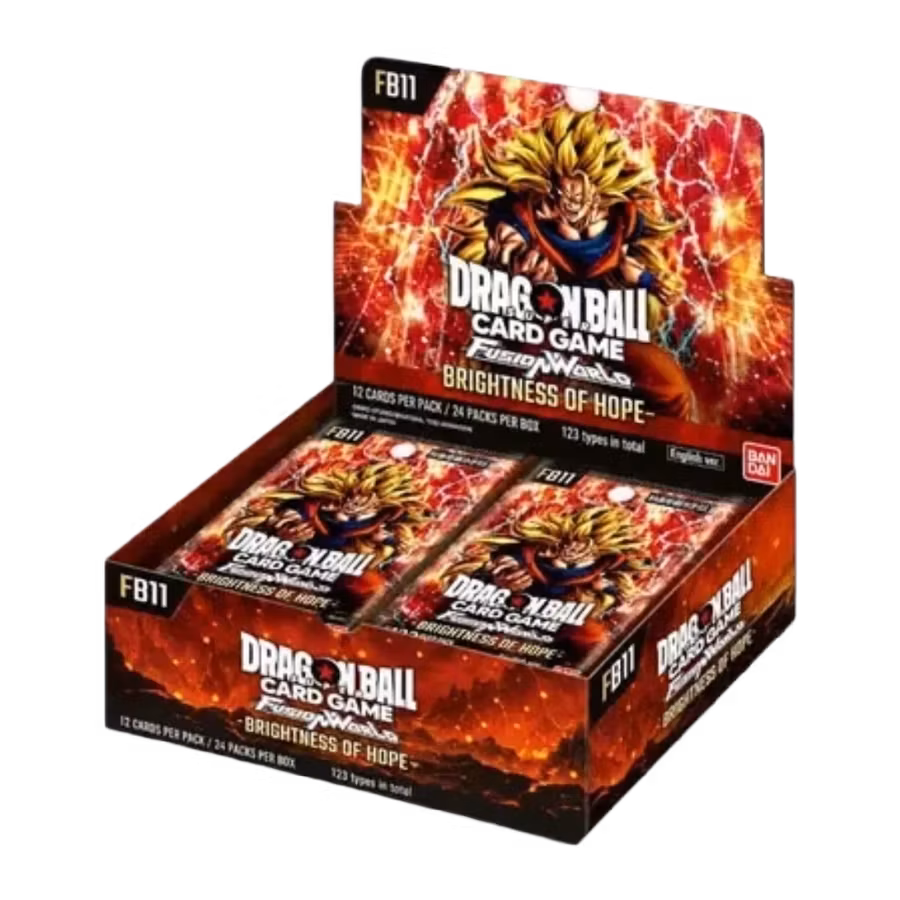 Dragon Ball Super Card Game: Fusion World Brightness of Hope (FB11) Booster Display