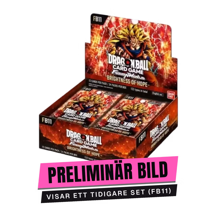 Dragon Ball Super Card Game: Fusion World FB13 Booster Display