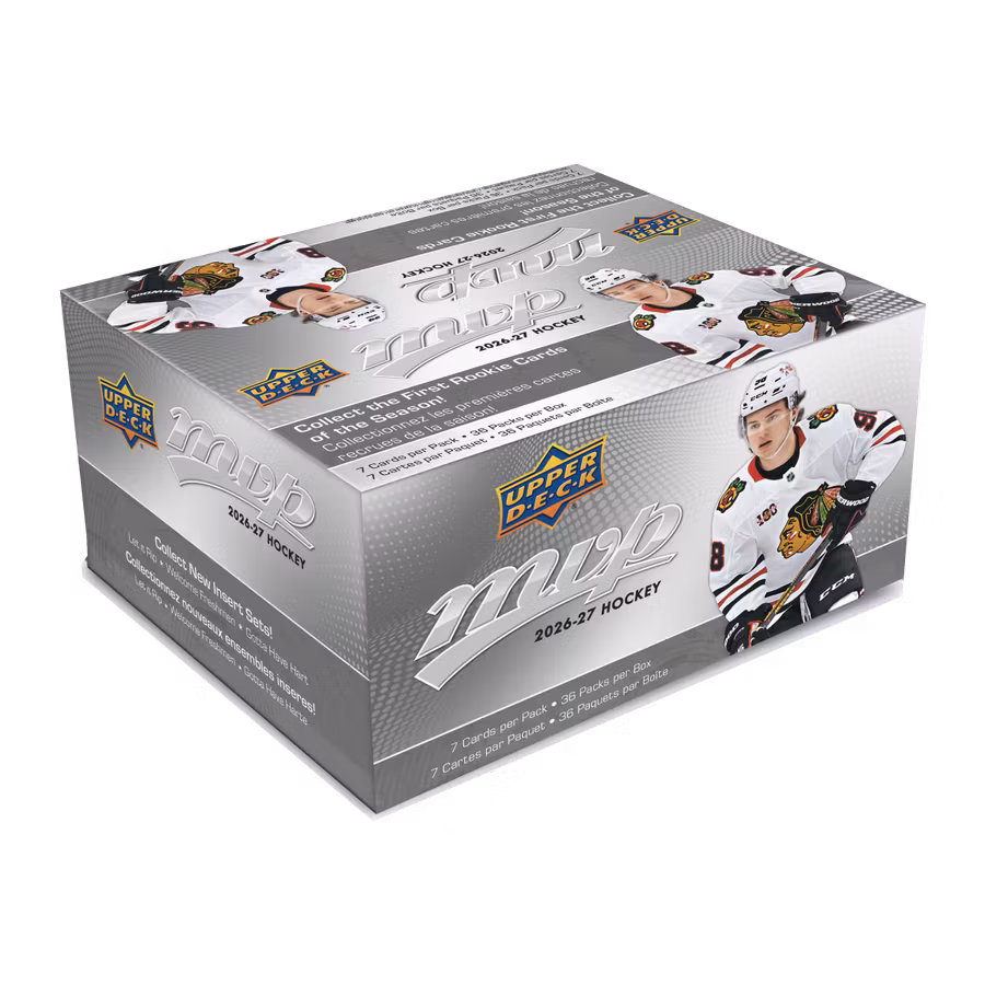 2026-27 Upper Deck MVP Hockey – Retail Box (36 paket)