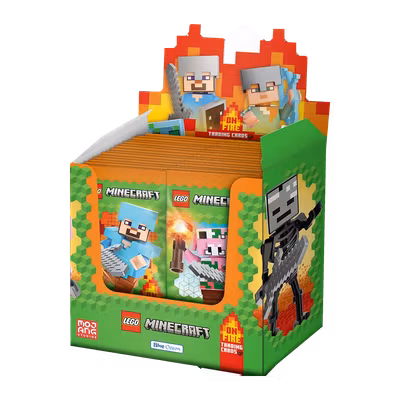 LEGO Minecraft On Fire Trading Cards Serie 3 – Booster Display (36 paket) (DE)