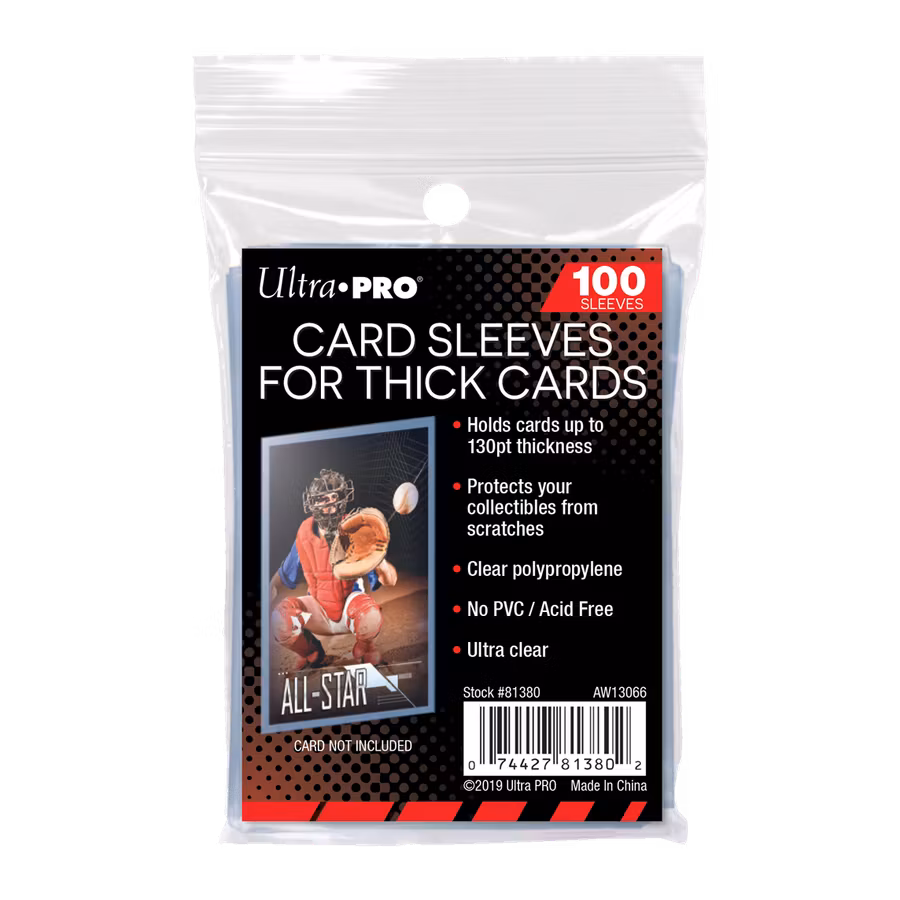 Ultra Pro Thick Card Sleeves 130pt – 100-pack