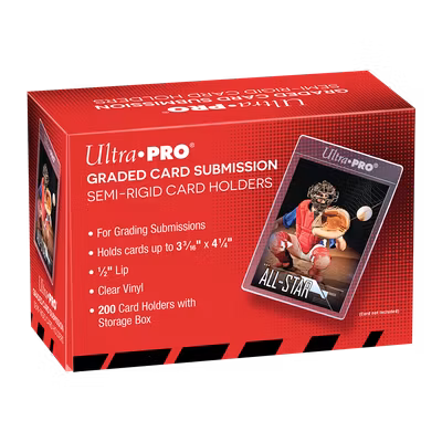 Ultra Pro Semi-Rigid Card Holders Tall – 200-pack