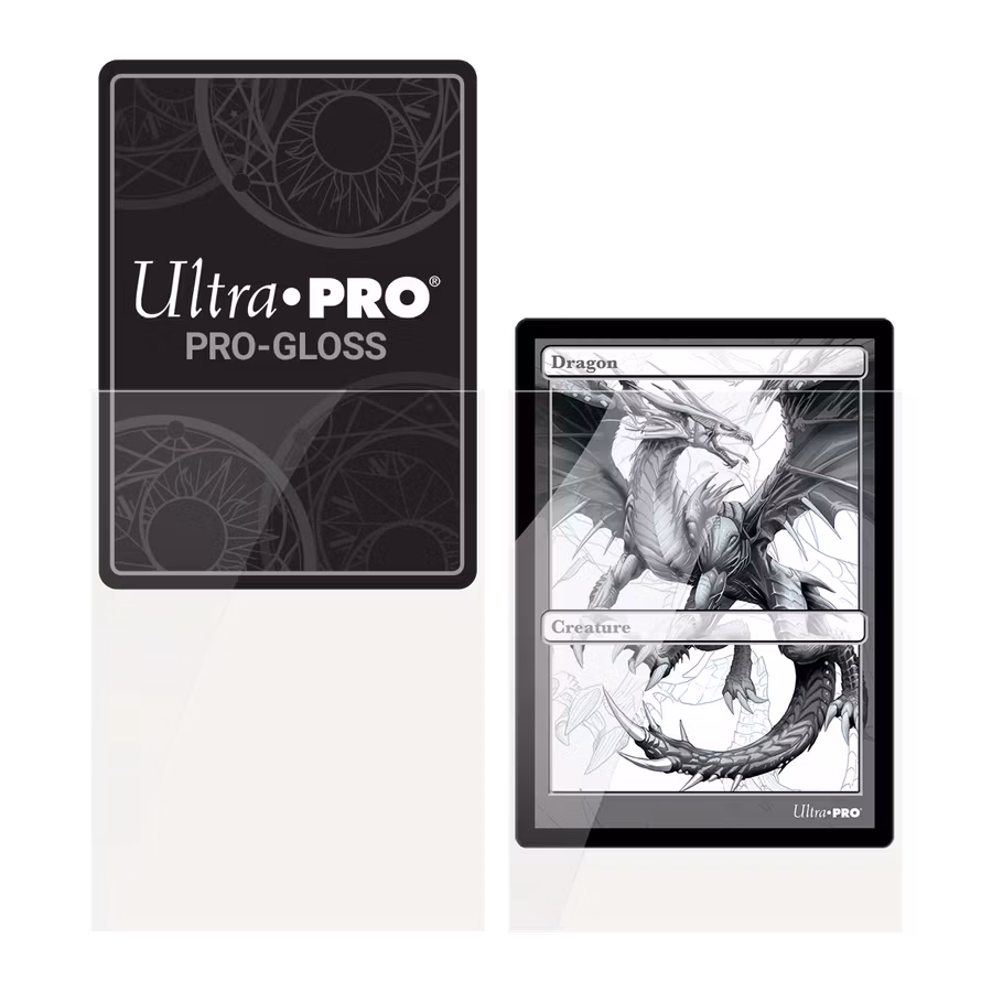 Ultra Pro PRO-Gloss Sleeves Clear – 100-pack