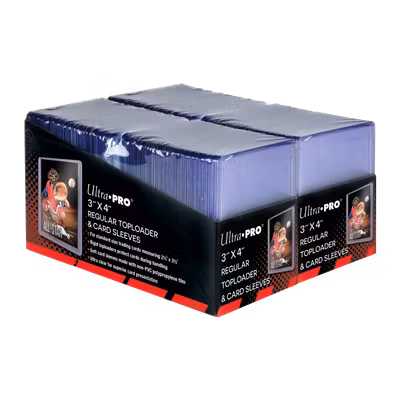 Ultra Pro Regular Toploader & Card Sleeves 3x4 – 200 delar