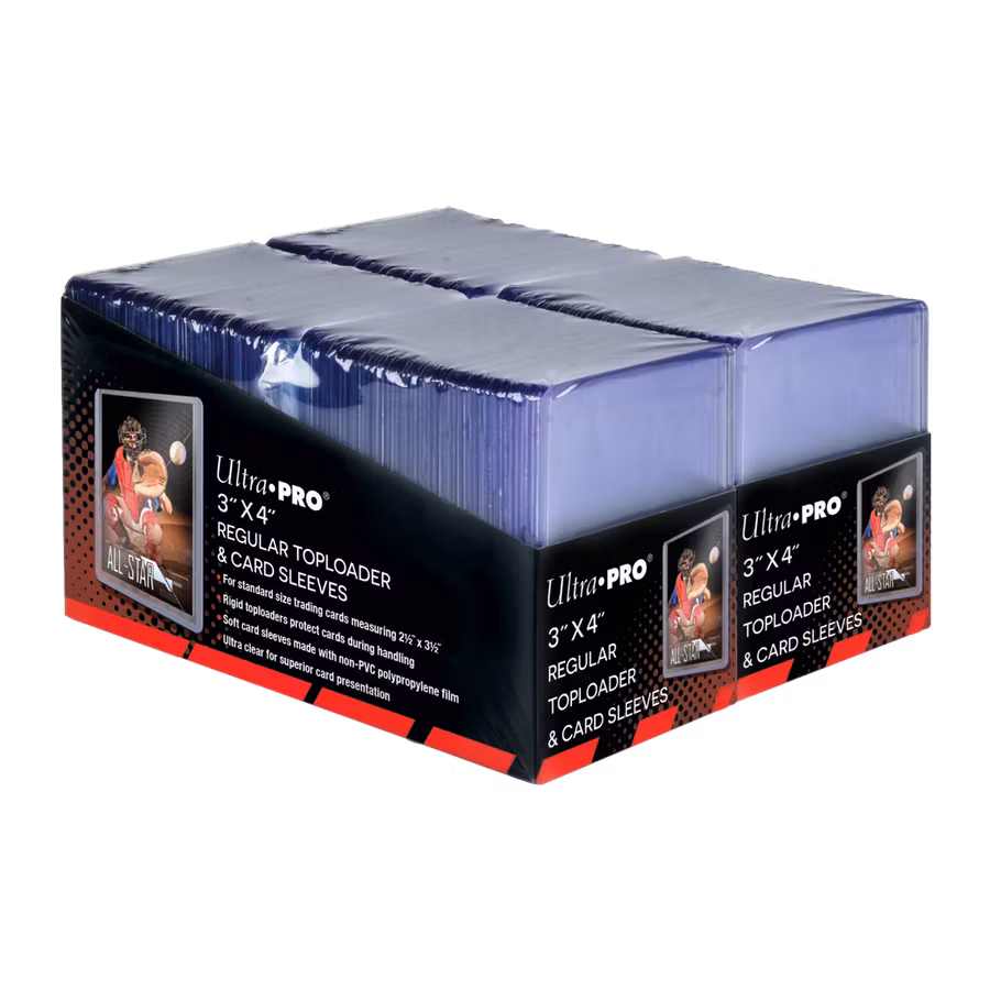 Ultra Pro Regular Toploader & Card Sleeves 3x4 – 200 delar
