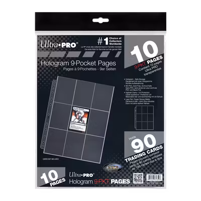 Ultra Pro Platinum Series 9-Pocket Pages – 10-pack