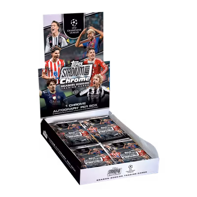 Topps Stadium Club Chrome UEFA Champions League 2025/26 – Hobby Box