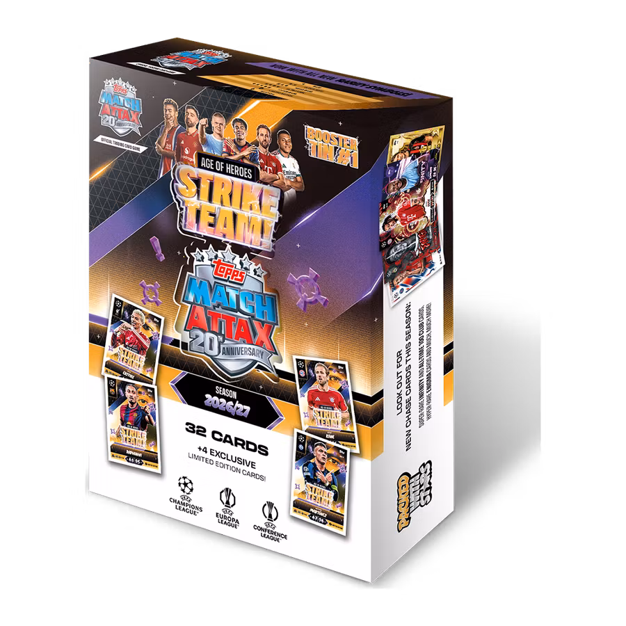 Topps Match Attax UEFA Club Competitions 2026/27 – Booster Tin