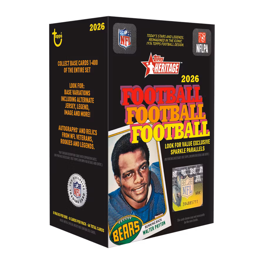 2026 Topps Heritage Football – Value Box