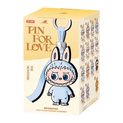 Pop Mart Labubu The Monsters Pin for Love Vinyl Plush Pendant (A–M) – Blind Box