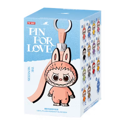 Pop Mart Labubu The Monsters Pin for Love Vinyl Plush Pendant (N–Z) – Blind Box