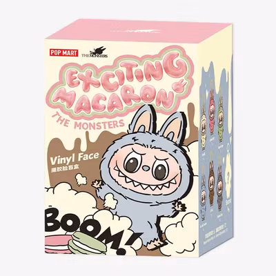 Pop Mart Labubu The Monsters Exciting Macaron Vinyl Face – Blind Box