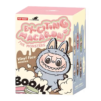 Pop Mart Labubu The Monsters Exciting Macaron Vinyl Face – Blind Box
