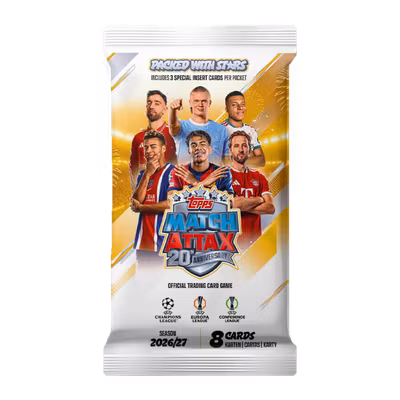 Topps Match Attax 2026/27 UEFA Club Competitions – Booster Pack