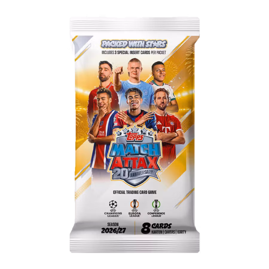 Topps Match Attax UEFA Club Competitions 2026/27 – Booster Pack