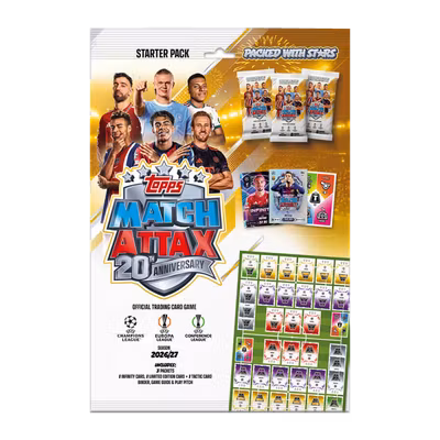 Topps Match Attax UEFA Club Competitions 2026/27 – Starter Pack