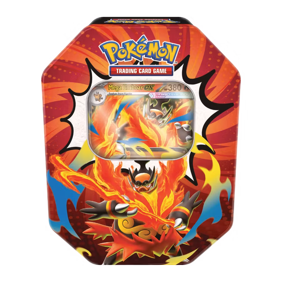 Pokémon Ascended Heroes – Mega Emboar ex Tin