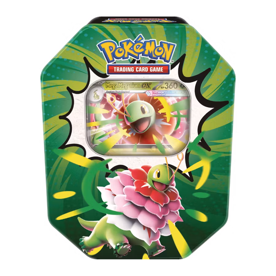 Pokémon Ascended Heroes – Mega Meganium ex Tin