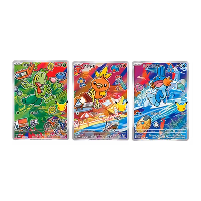 Pokémon 30th Celebration – Treecko, Torchic & Mudkip Card Set (JP)