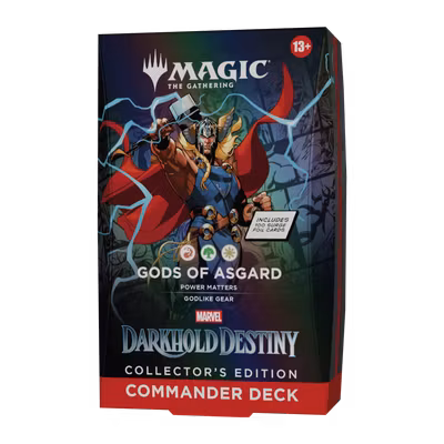 Magic: The Gathering Marvel: Darkhold Destiny – Collector's Edition Commander Deck: Gods of Asgard