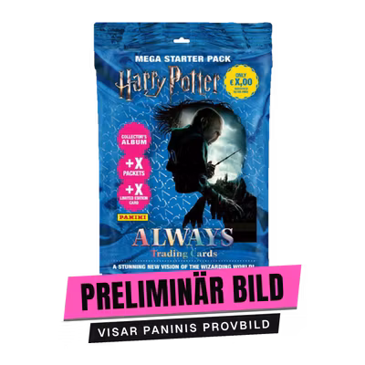 Panini Harry Potter Always Trading Cards – Starter Pack