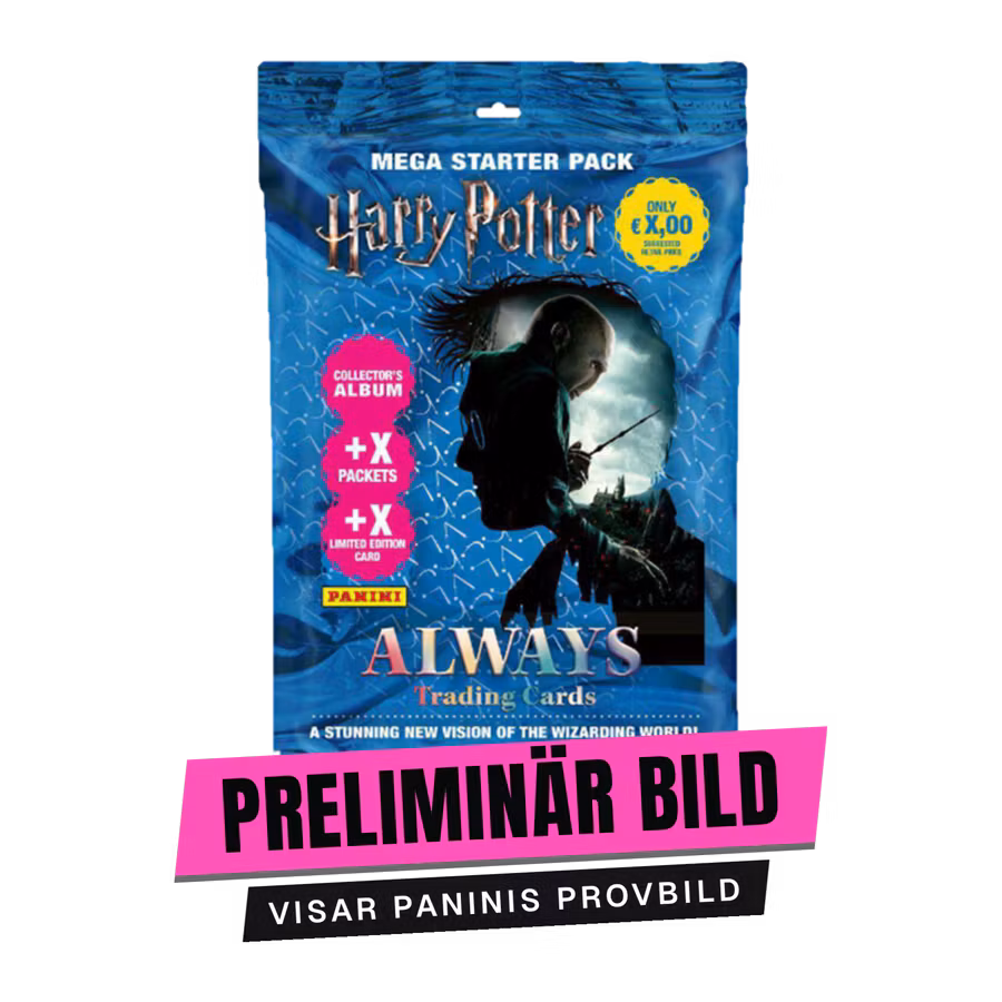 Panini Harry Potter Always Trading Cards – Starter Pack