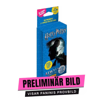 Panini Harry Potter Always Trading Cards – Eco Blister med 4 paket