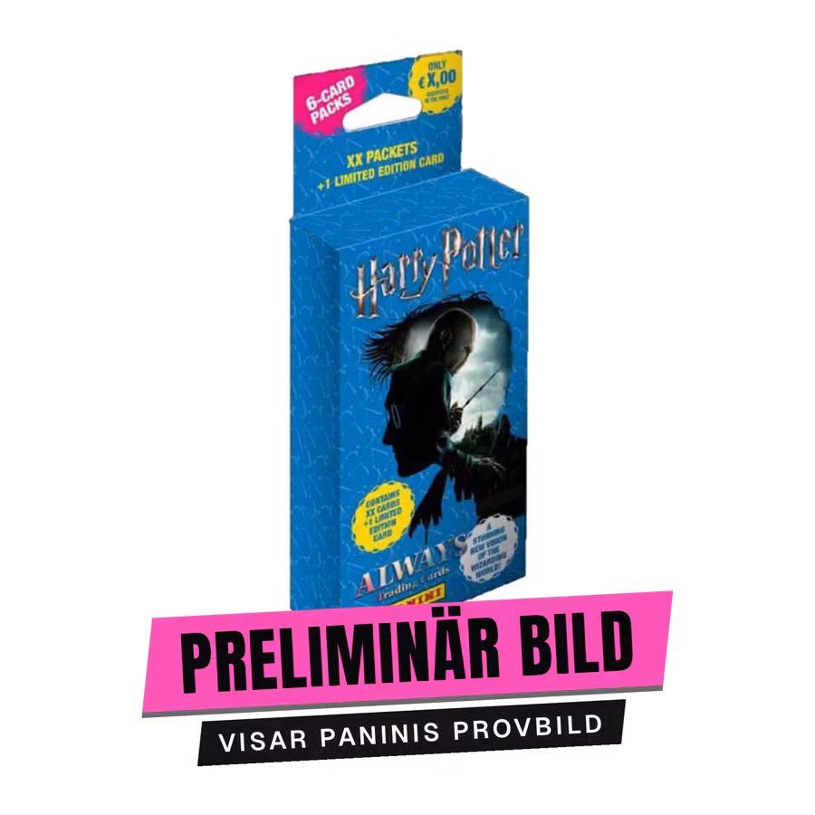 Panini Harry Potter Always Trading Cards – Eco Blister med 4 paket