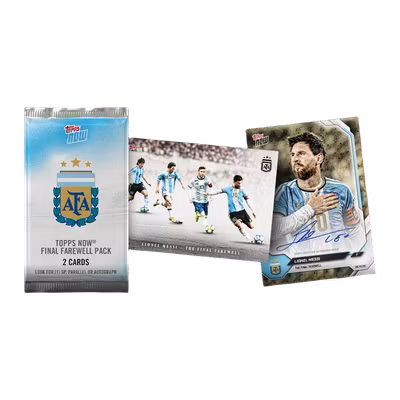 Topps NOW 2026 Argentina Lionel Messi – Final Farewell Pack