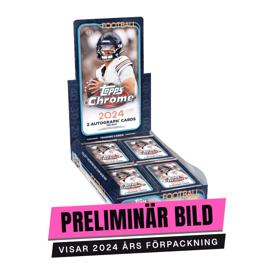 2026 Topps Chrome Football – Hobby Box