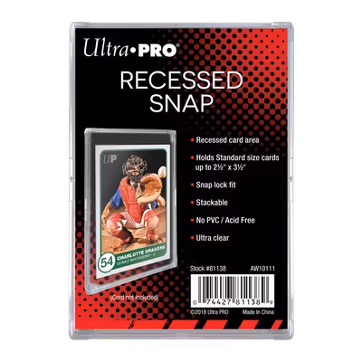 Ultra Pro Recessed Snap – korthållare med försänkt fack