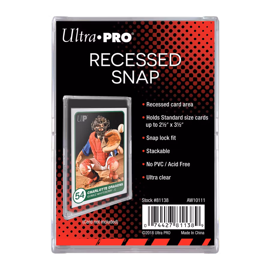 Ultra Pro Recessed Snap – korthållare med försänkt fack