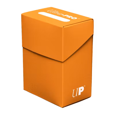 Ultra Pro PRO 80+ Deck Box – Pumpkin Orange