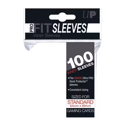 Ultra Pro PRO-Fit Standard Inner Sleeves – 100-pack