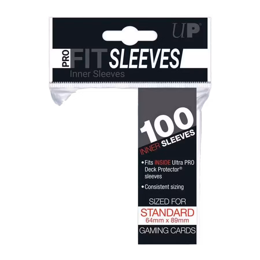 Ultra Pro PRO-Fit Standard Inner Sleeves – 100-pack