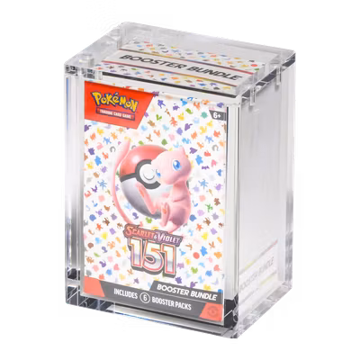 The Acrylic Box Akrylmonter för Pokémon Booster Bundle – V1